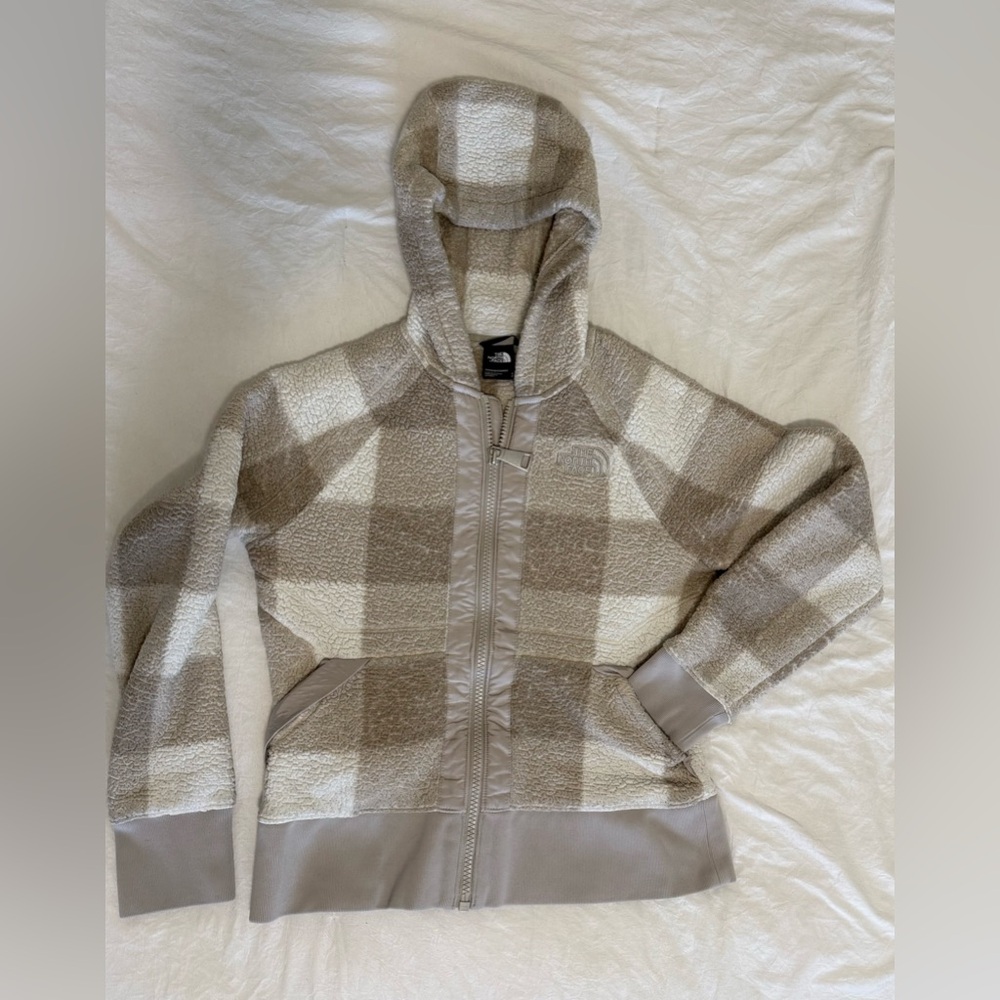 The North Face women's zip-up Sherpa Hoodie
